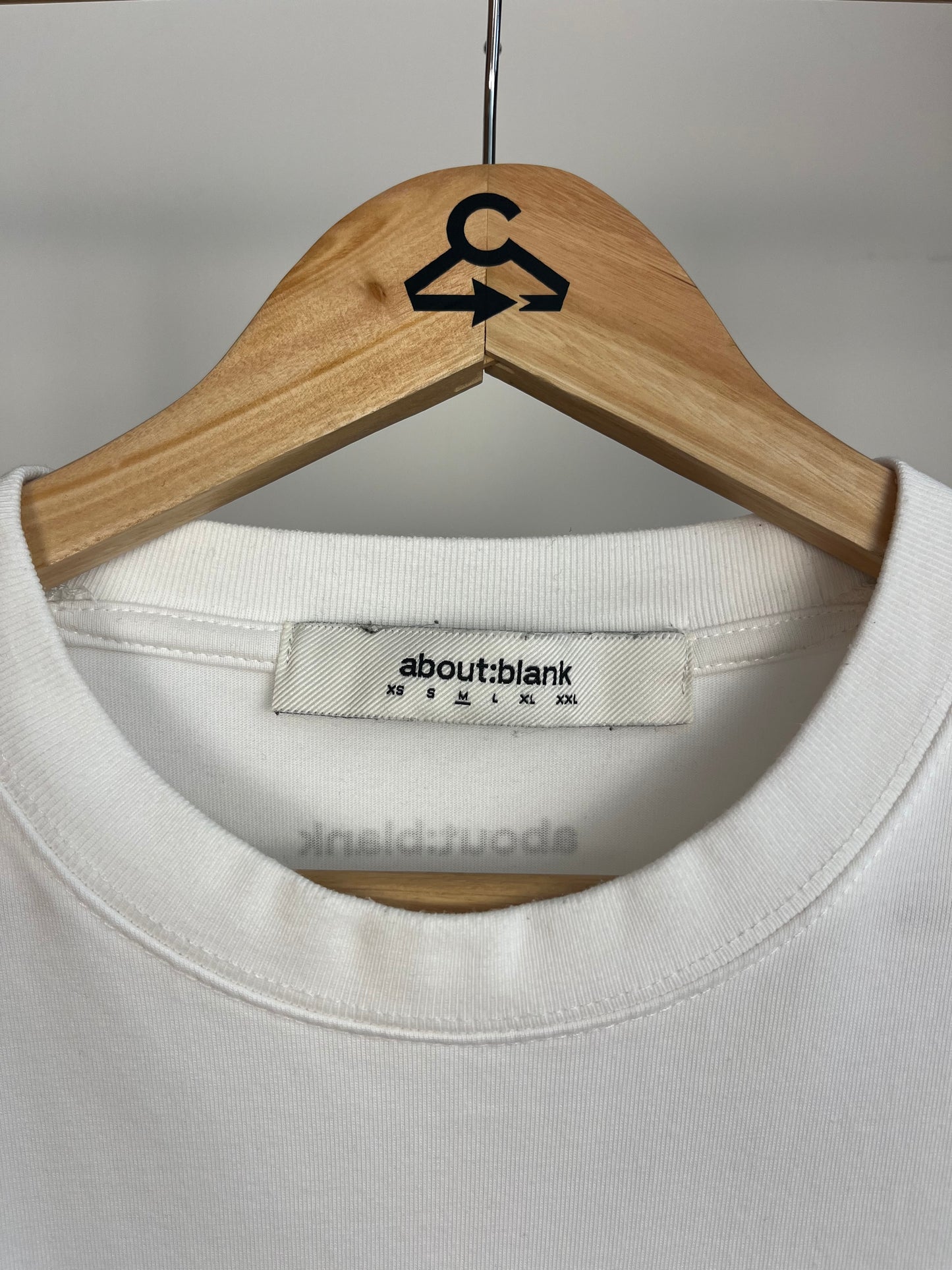 About:Blank White T-Shirt - Medium