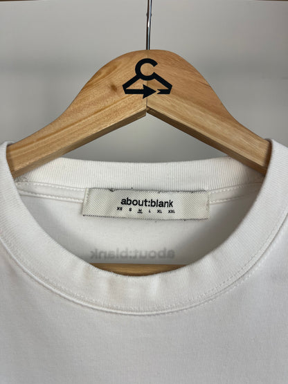 About:Blank White T-Shirt - Medium