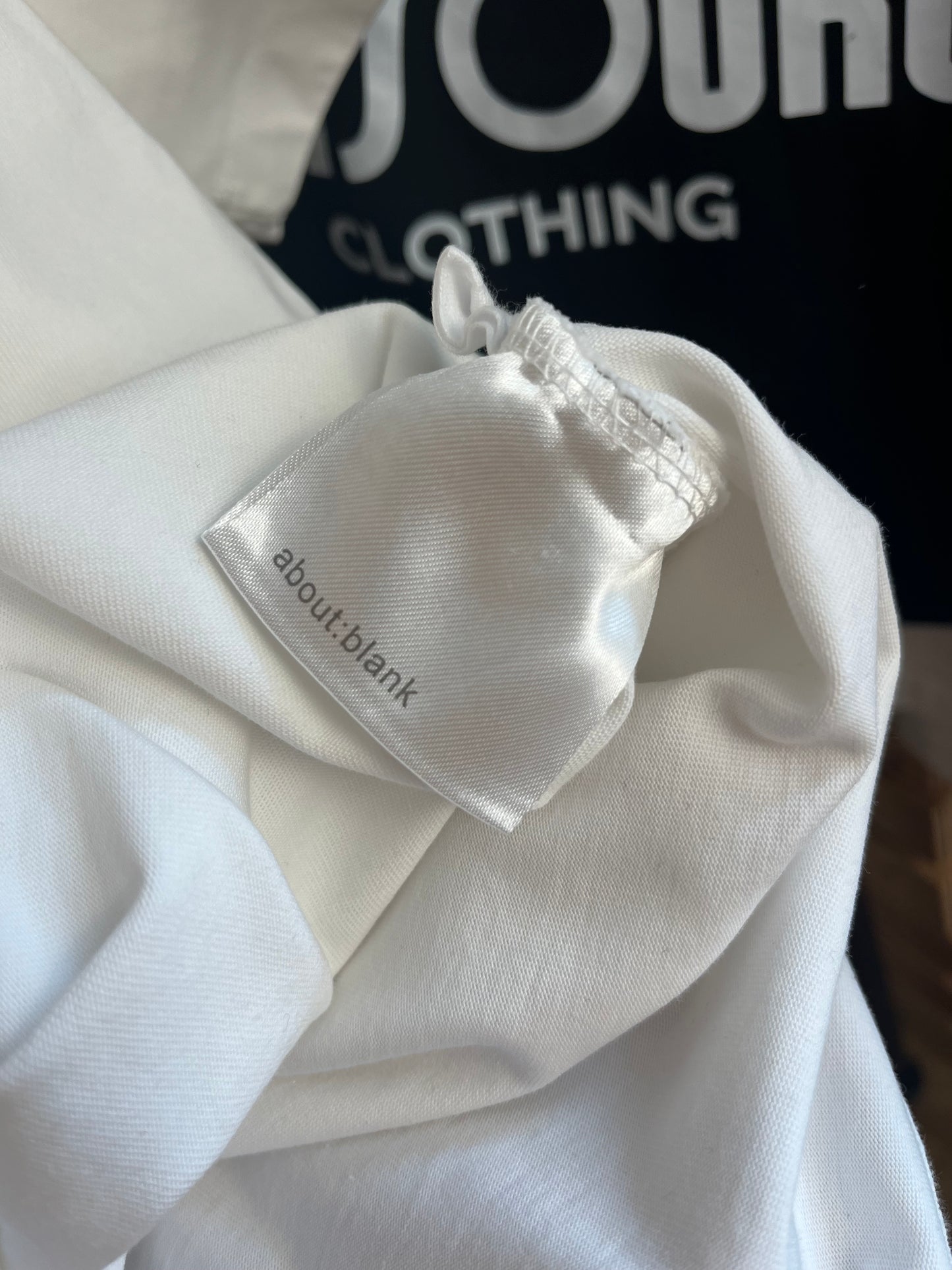 About:Blank White T-Shirt - Medium