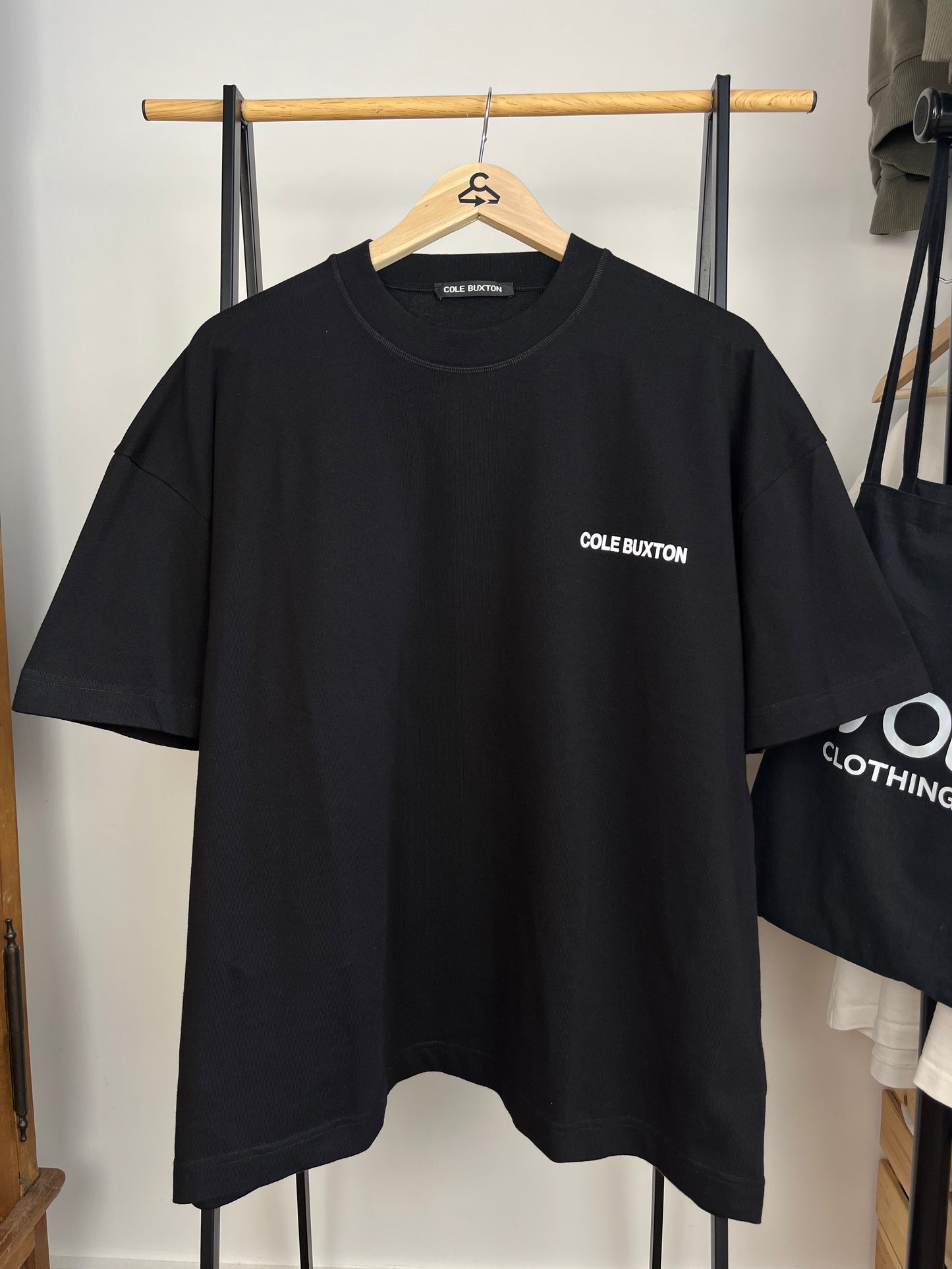Cole Buxton Black T-Shirt - Medium