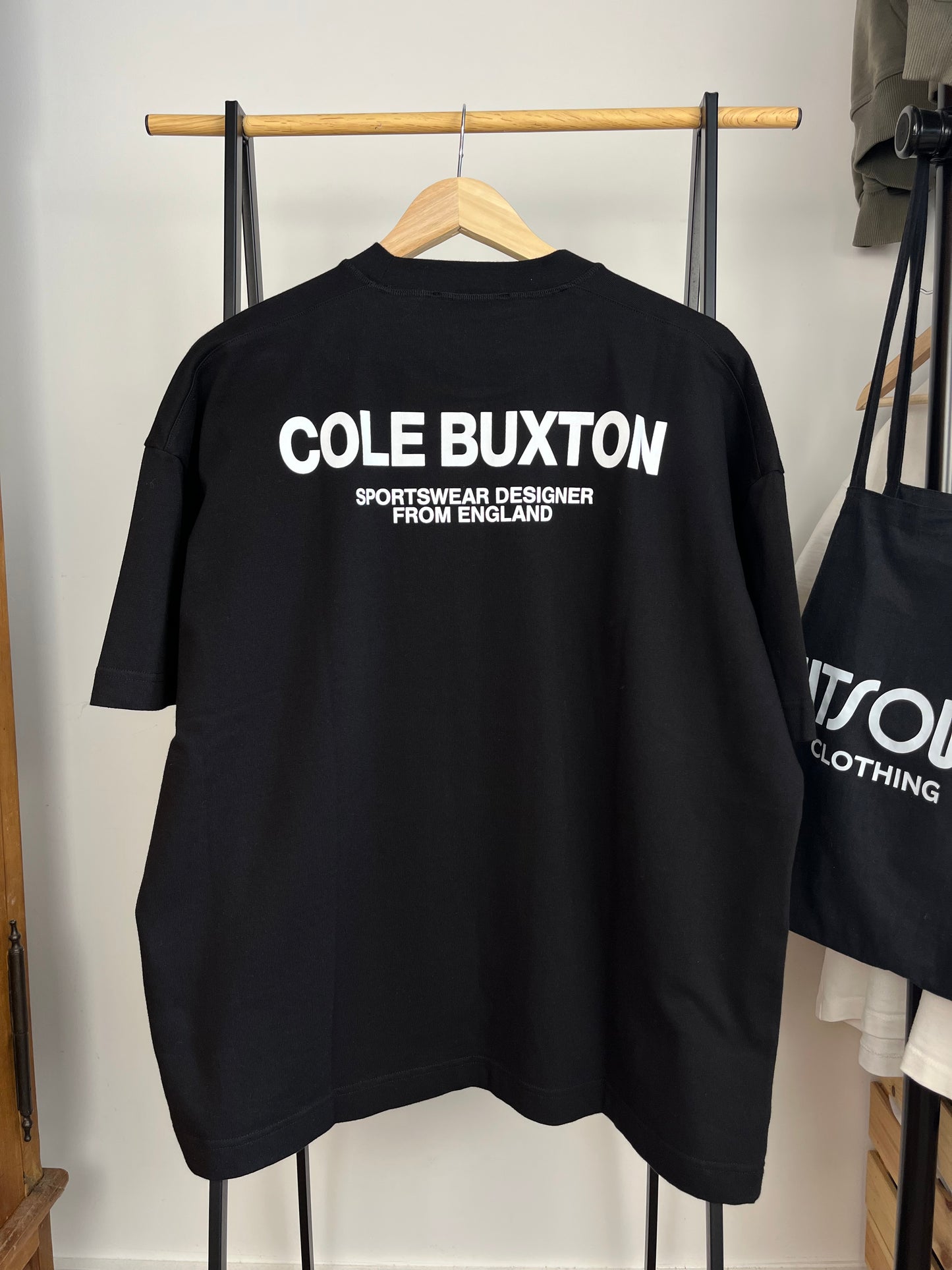 Cole Buxton Black T-Shirt - Medium